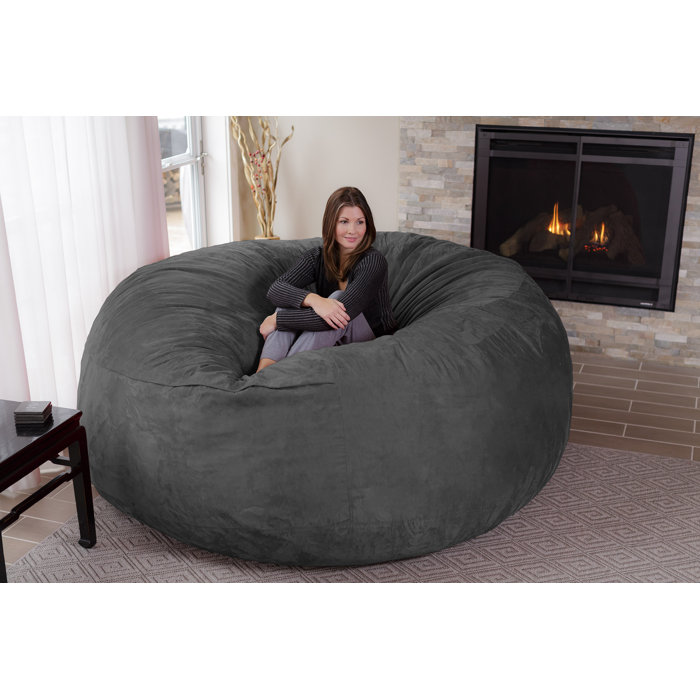 Latitude Run® Extra Large Bean Bag Sofa & Reviews Wayfair